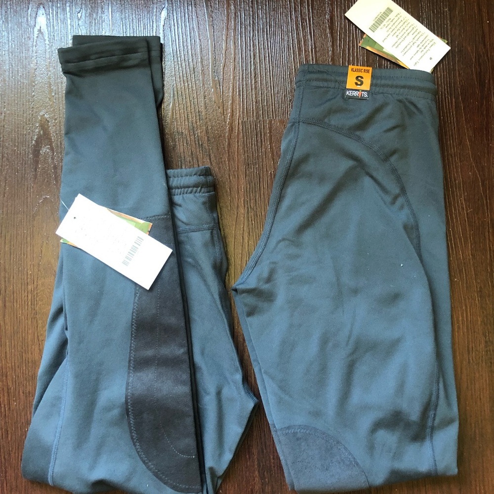 Kerrits Klassic performance tights size Small charcoal color.
